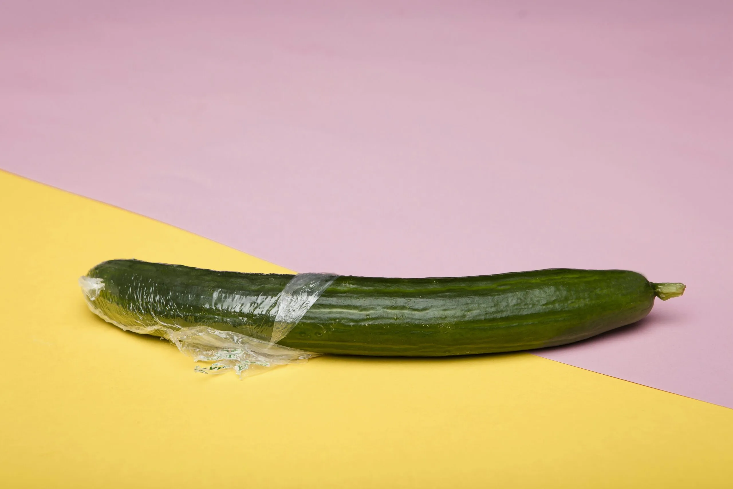 green vegetable on yellow surface