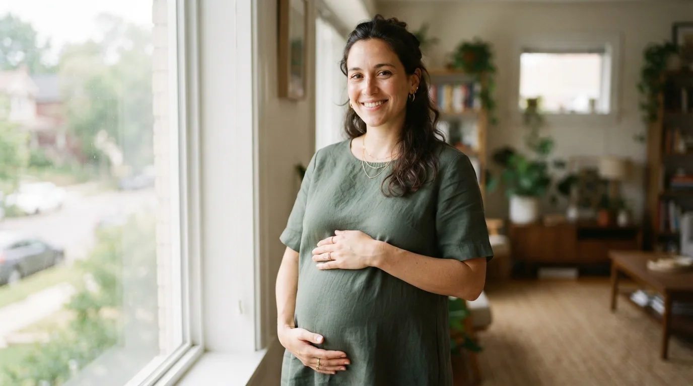 a pregnant woman