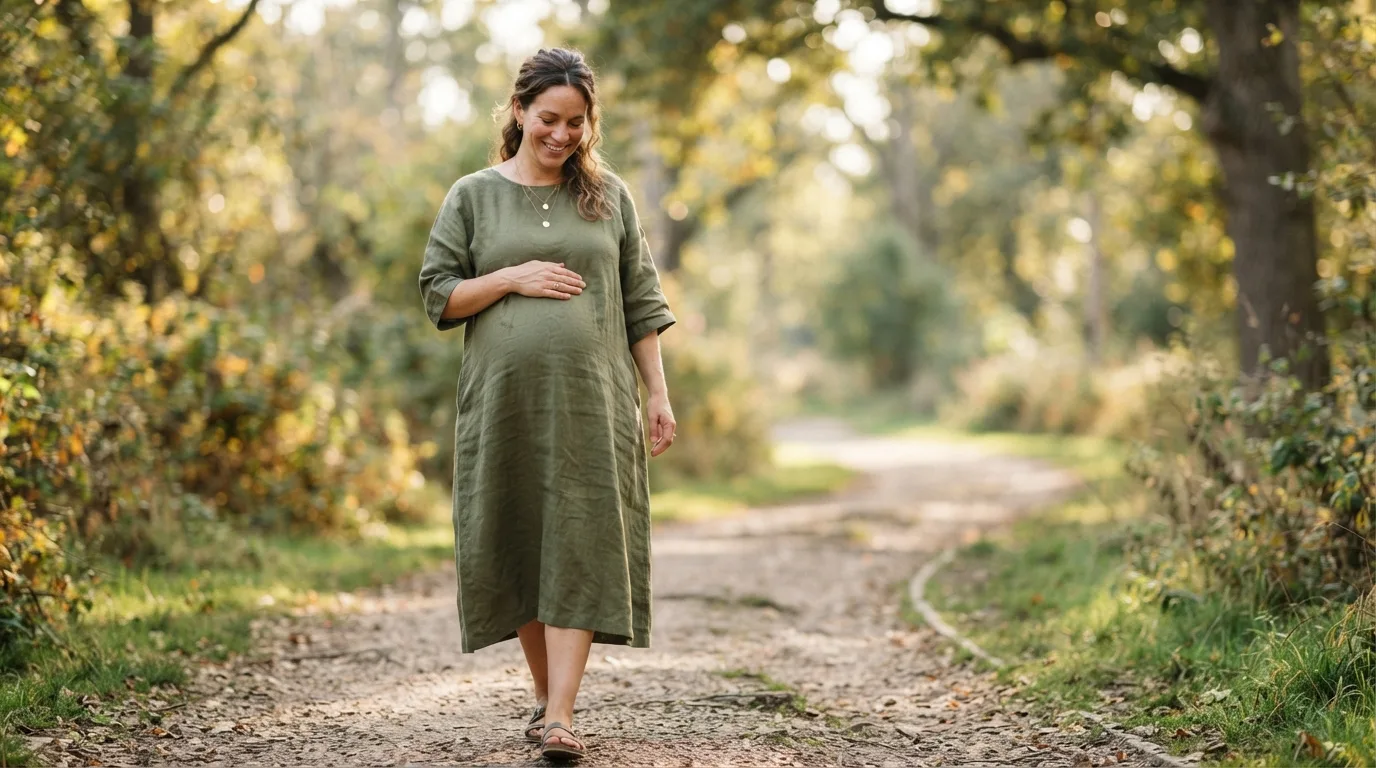 a pregnant woman in her third trimester