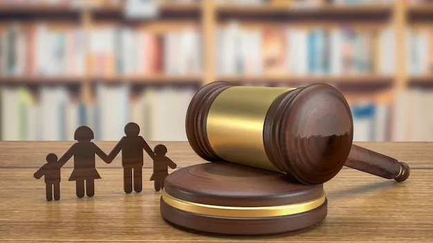 The family wood plate and hammer for law concept 3d rendering
