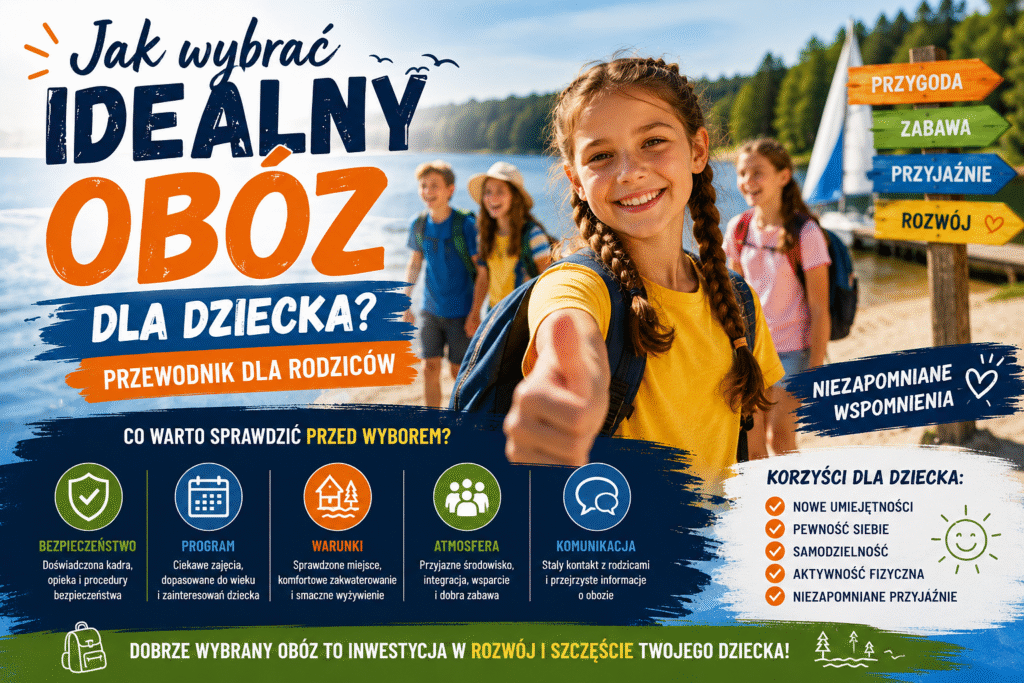 Jak wybrać idealny obóz dla dziecka? Przewodnik dla rodziców